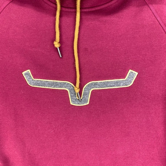 Kimes Ranch Hoodie Sweatshirt Mens L Red Pullover Western Rodeo Cowboy - Picture 2 of 9
